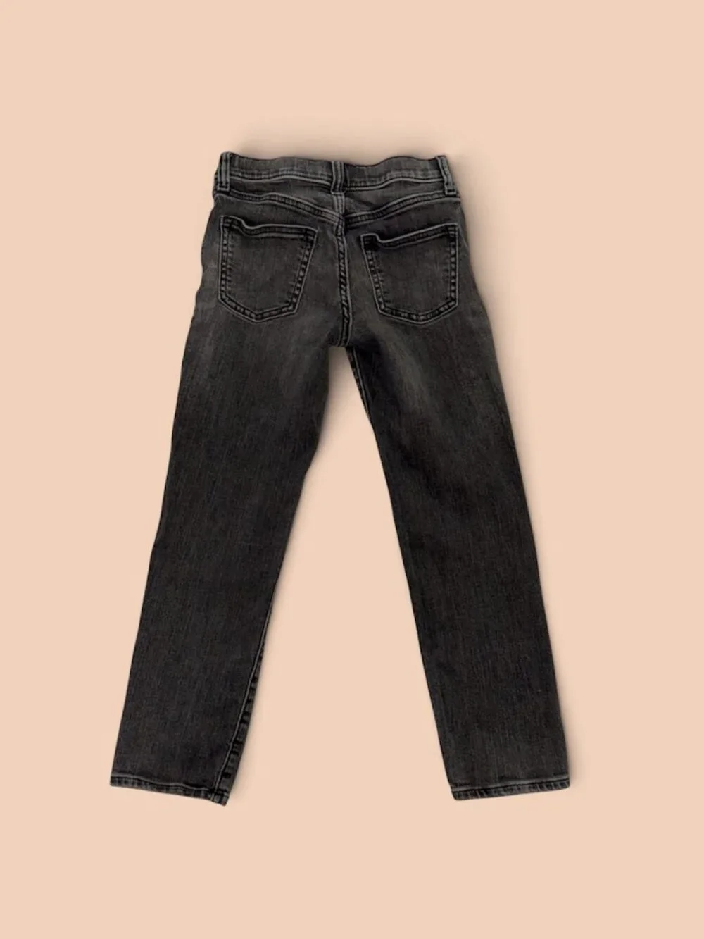 Old Navy 360 Stretch Slim Built-In Tough Boys Jeans Black Wash Size 8 EUC